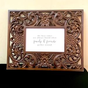 NEW Wooden Wall Decor Hanging Size 19.5 X 15.5 Approx